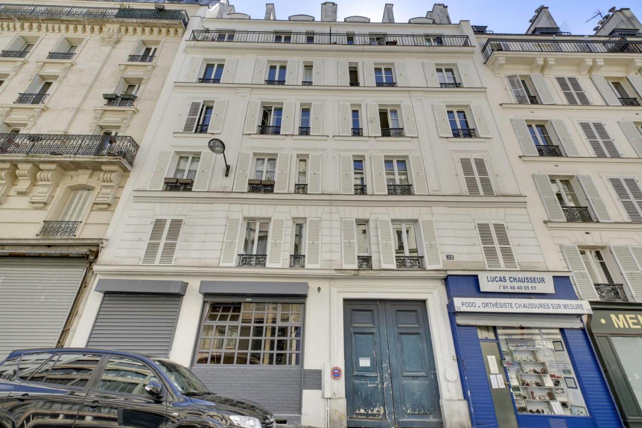 Bright Charming Modern Studio By Dreamy Canal St Martin 10Eme Metro Goncourt Apartment Paris Exterior photo