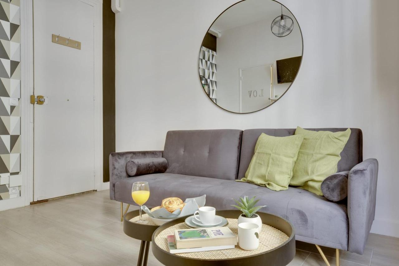 Bright Charming Modern Studio By Dreamy Canal St Martin 10Eme Metro Goncourt Apartment Paris Exterior photo